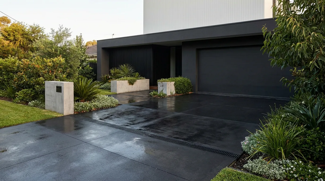 black concrete black concrete