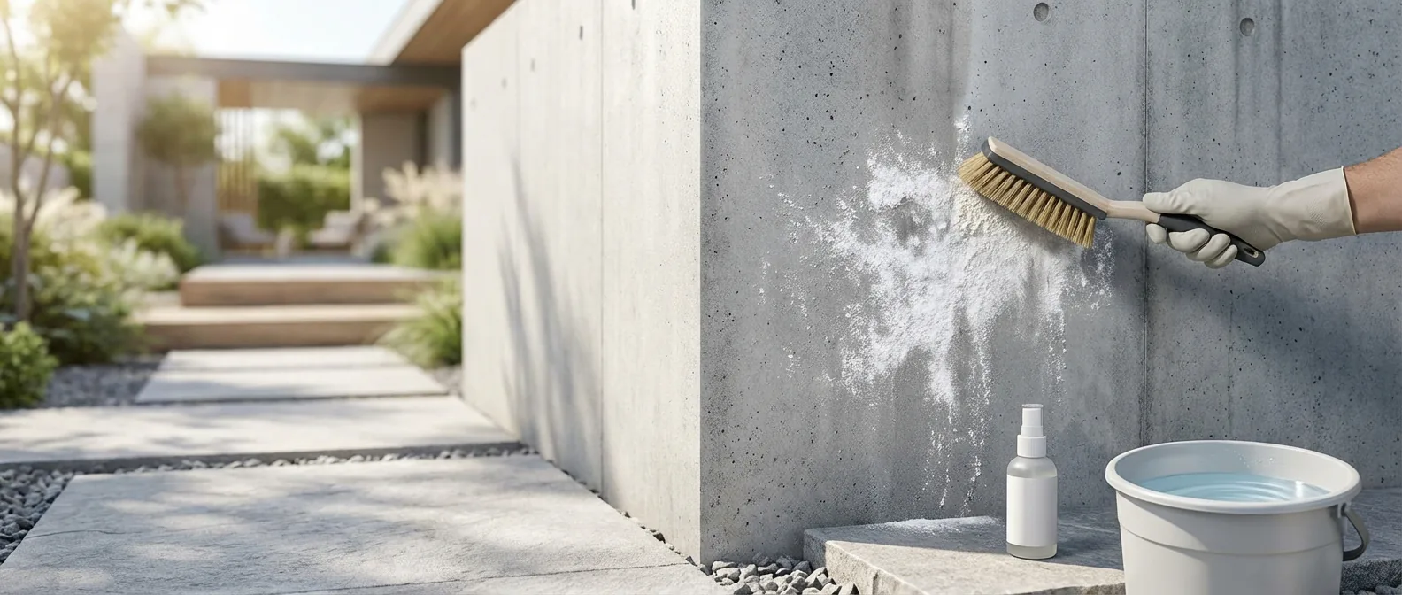 concrete efflorescence concrete efflorescence