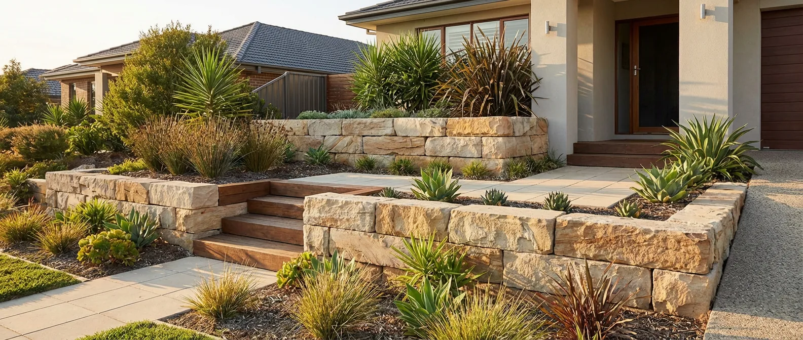 front yard retaining wall front yard retaining wall