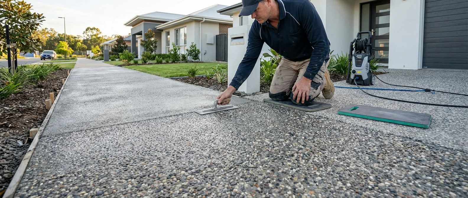 how to lay exposed aggregate concrete how to lay exposed aggregate concrete