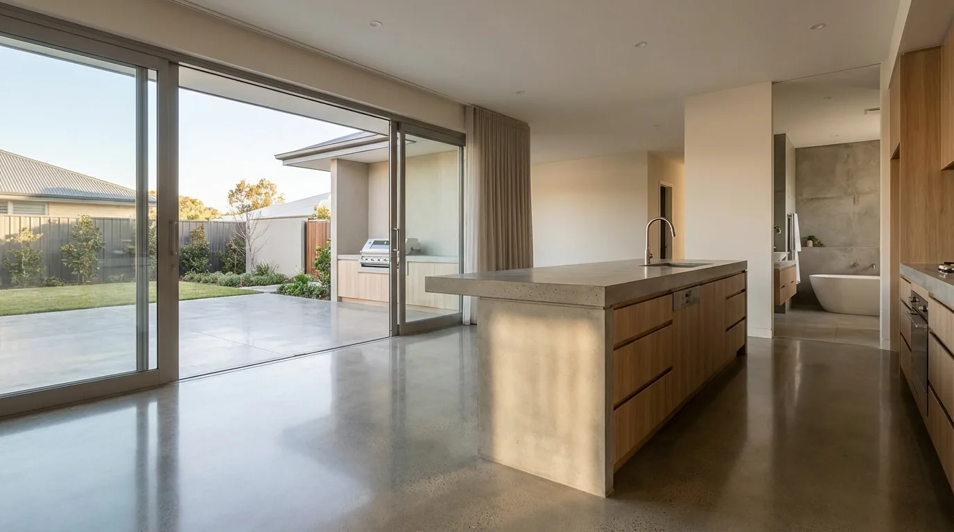 polished concrete floors in homes polished concrete floors in homes