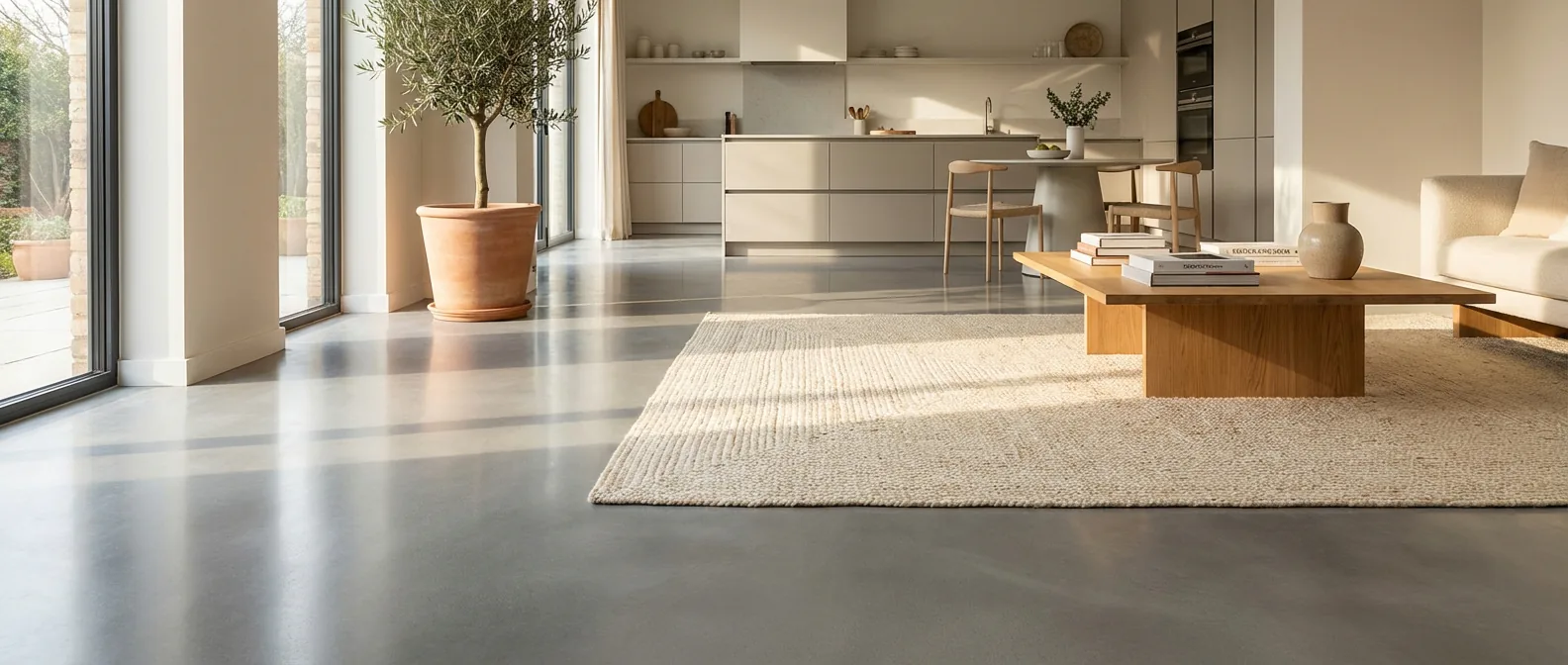 polished concrete floors
