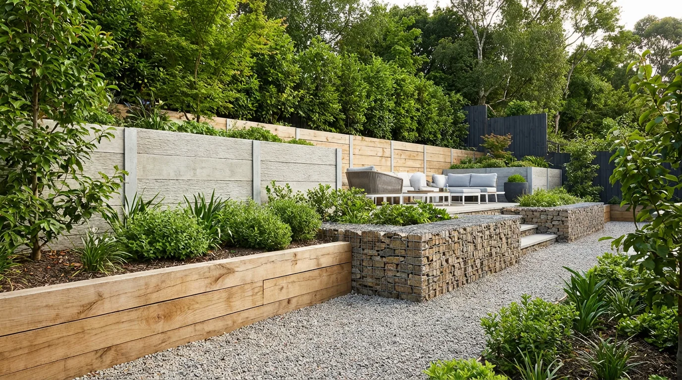 Retaining Walls — Sleeper Systems, Panels & Costs