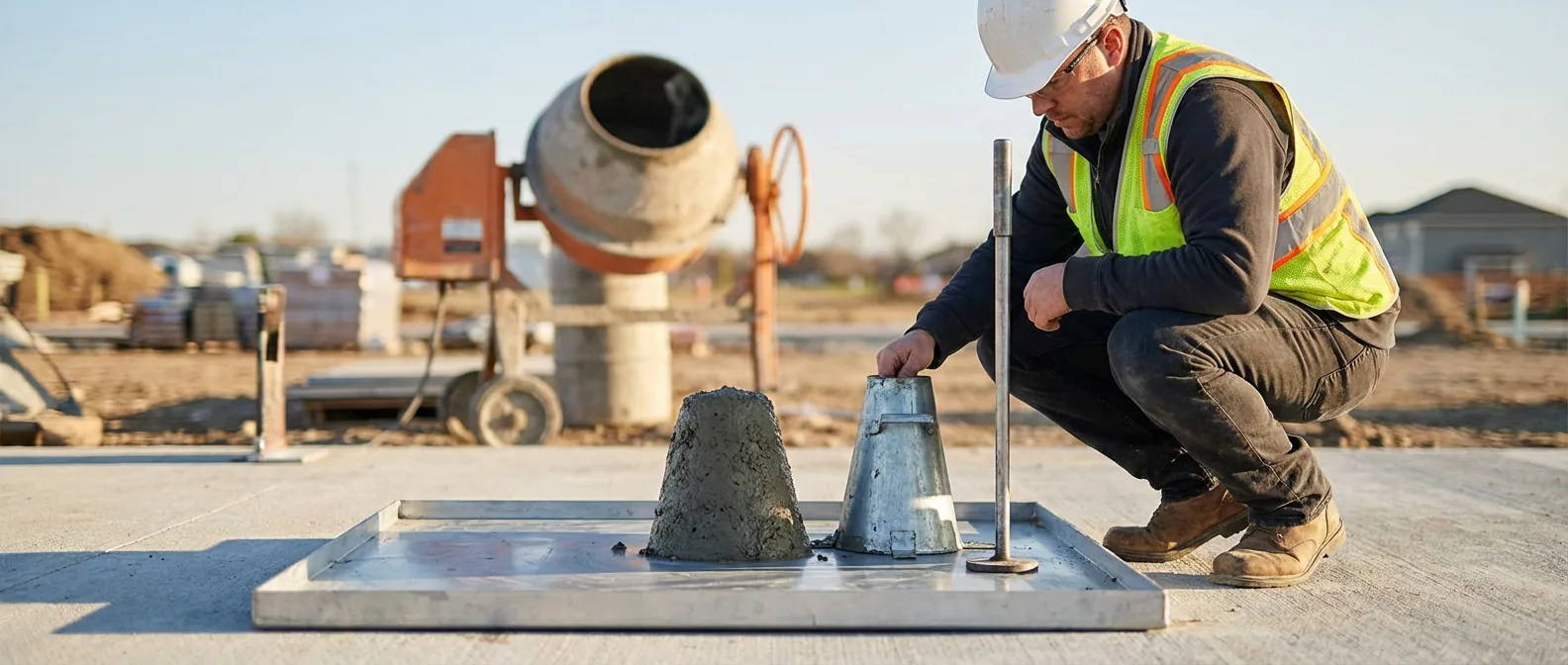 slump cone test